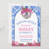 Invitation Danse Reine Méditerranée Anniversaire (Devant)