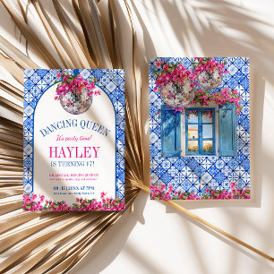 Invitation Danse Reine Méditerranée Anniversaire