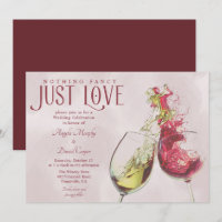 Danse Rouge Blanc Vin Juste Amour Mariage Célébrat