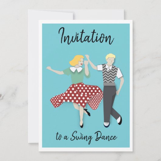 Invitation Danse Swing (Devant)