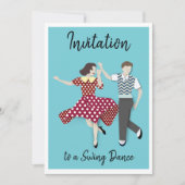 Invitation Danse Swing (Devant)