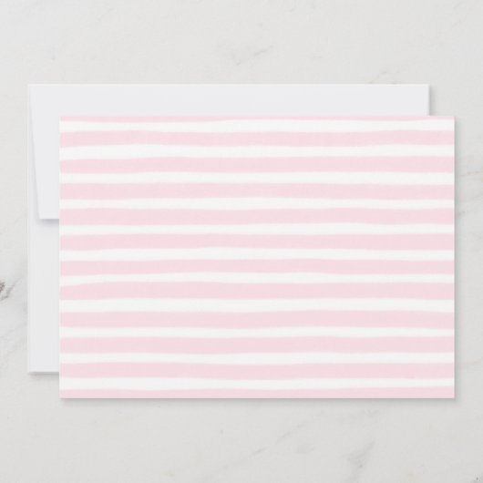 Invitation Danse & Twirl Pink Ballerina Photo Anniversaire (Dos)