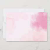 Invitation Danse & Twirl Pink Ballerina Photo Anniversaire (Dos)