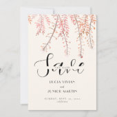 Invitation Danser avec le murmure du vent Sauver la date (Devant)