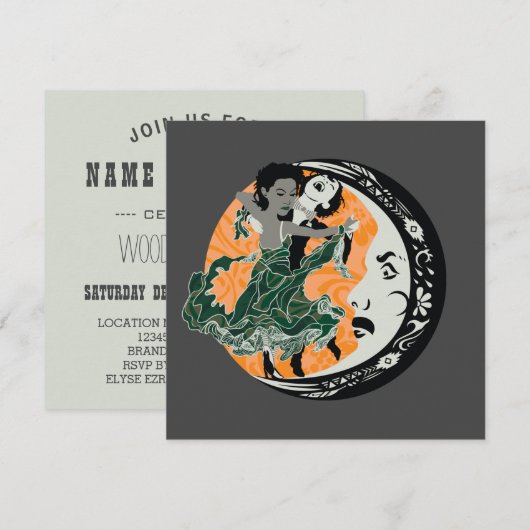 Invitation danser avec votre obscurité (Devant / Derrière)