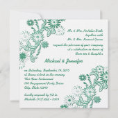 Invitation Danser Daisers Engagement Party et photo (Dos)