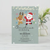 Invitation Danser Dîner de Noël (Debout devant)