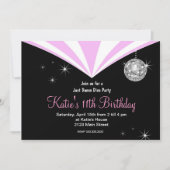 Invitation Danser disco Diva (Devant)