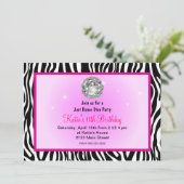 Invitation Danser disco Diva (Debout devant)