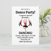 Invitation Danser Je Me Express En Dansant (Debout devant)