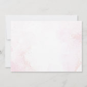 Invitation Danseur de ballet rose Ballerina Photo Anniversair (Dos)