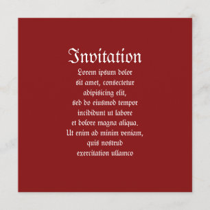 Invitation Danseur de Cancan