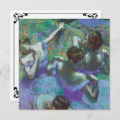 Invitation Danseurs bleus par Edgar Degas, Impressionnisme Vi (Devant / Derrière)