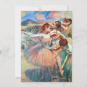 Invitation Danseurs dans un paysage par Edgar Degas (Devant)
