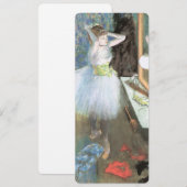 Invitation Danseuse dans sa loge d'Edgar Degas (Devant / Derrière)