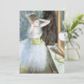 Invitation Danseuse dans sa loge par Edgar Degas (Debout devant)