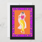 Invitation Danseuse du ventre (Devant)