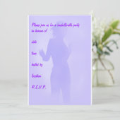 Invitation danseuse violette (Debout devant)