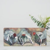 Invitation Danseuses attachant leurs chaussures par Edgar Deg (Debout devant)