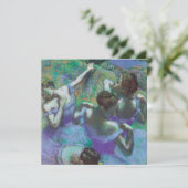 Invitation Danseuses bleues par Edgar Degas, Impressionnisme  (Debout devant)