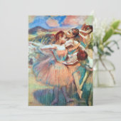 Invitation Danseuses dans un paysage d'Edgar Degas (Debout devant)