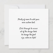 Invitation Danseuses, Rose et Vert d'Edgar Degas (Dos)