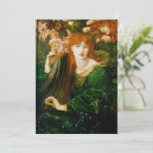 Invitation Dante Gabriel Rossetti - La Ghirlandata (Debout devant)