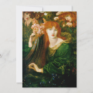 Invitation Dante Gabriel Rossetti - La Ghirlandata