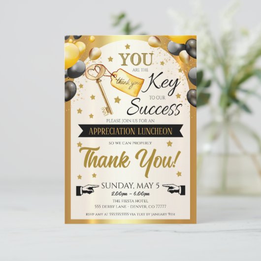 Invitation d'appréciation (Debout devant)