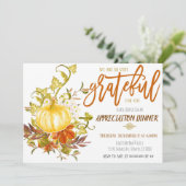Invitation d'appréciation d'automne, Grateful For (Debout devant)