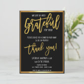 Invitation d'appréciation de vacances, Fête d'entr (Debout devant)