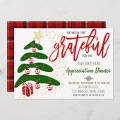 Invitation d'appréciation des fêtes, Entreprise (Devant / Derrière)