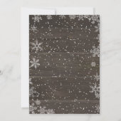 Invitation d'appréciation des fêtes, Fête d'entrep (Dos)