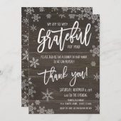 Invitation d'appréciation des fêtes, Fête d'entrep (Devant / Derrière)