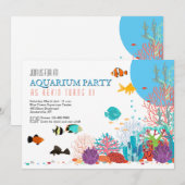 Invitation d'aquarium (Devant / Derrière)