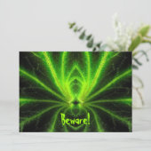 Invitation d'araignée radioactive d'Halloween (Debout devant)