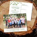 Invitation d'arbre photo de la Réunion familiale m<br><div class="desc">Invitations de cartes postales abordables pour une réunion de famille ou un événement de réunion de famille avec une photo et un arbre vert. Tout le texte est modifiable en conséquence pour votre type d'événement. ASSISTANCE : Pour obtenir de l'aide sur la modification ou la personnalisation de la conception, le...</div>