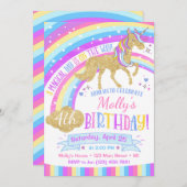 Invitation d'arc-en-ciel d'invitation (Devant / Derrière)