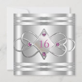 Invitation d'argent simple et élégant (Devant)