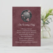 Invitation Dark Academia Gothic Mirror Procession Card (Debout devant)