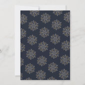 Invitation Dark Blue & Gold Midnight Sparkle Stars New Year (Dos)