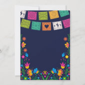 Invitation Dark Colorful Talavera Mexican Fiesta Birthday (Dos)