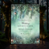 Invitation Dark Fairytale Mariage Enchanted Forest Thème