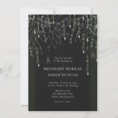 Invitation Dark Moody Mariage gothique (Devant)
