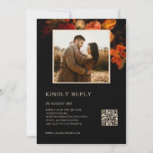 Invitation Dark Romantic Flowers | Photo Wedding (Dos)