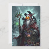 Invitation Dark Santa of Shadows – Gothic Christmas Skeleton (Dos)