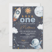 Invitation Dark Space Premier voyage autour du soleil 1er ann (Devant)