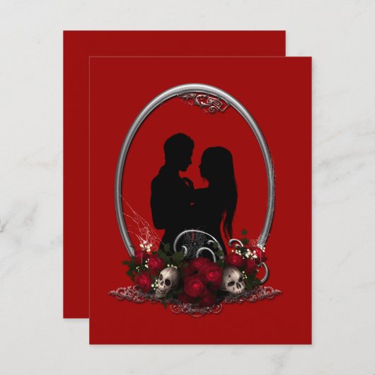 Invitation Dark Union Vampire (Devant / Derrière)