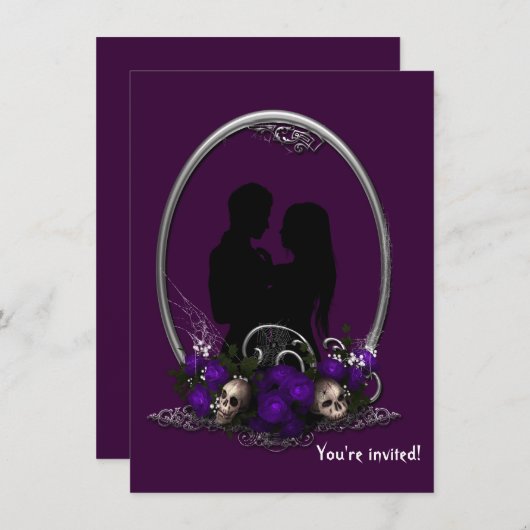 Invitation Dark Union Vampire (Devant / Derrière)