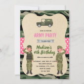 Invitation d'armée de fille (Devant)